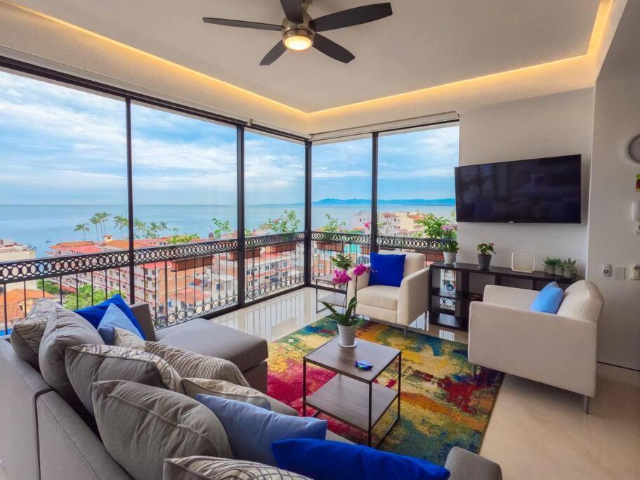 Luxury Oceanview Modern Condo Puerto Vallarta Eksteriør bilde